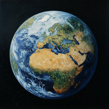 Planet Earth Canvas